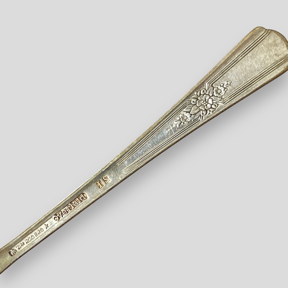 Vintage Wm. Rogers Desire Silverplate Set of 6 Teaspoons Floral - Picture 5 of 11